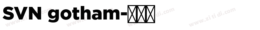 SVN gotham字体转换
